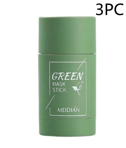 Cleansing Green Tea Mask Clay Stick Oil Control Anti-Acne